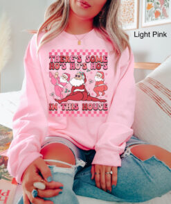 Funny Christmas Shirts Twerking Santa Sweatshirt Unique Design for Holiday Parties Comfortable Fit Ugly Christmas Sweater Style