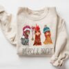 funny christmas sweatshirt featuring chickens for farm animal lovers cute holiday sweater with unique design pplqm