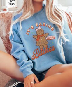 funny christmas sweatshirt for baking enthusiasts retro gingerbread cookie design perfect for holiday baking crew ohz2g