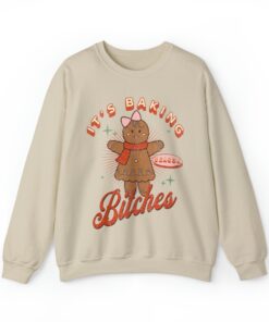 funny christmas sweatshirt for baking enthusiasts retro gingerbread cookie design perfect for holiday baking crew zhves