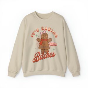 funny christmas sweatshirt for baking enthusiasts retro gingerbread cookie design perfect for holiday baking crew zhves