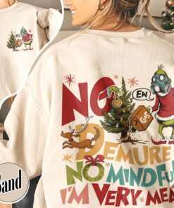 funny christmas sweatshirt for holiday cheer with ew people design and im fine everything is fine theme for movie watching at0eb