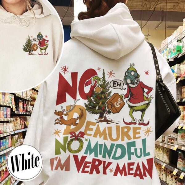 funny christmas sweatshirt for holiday cheer with ew people design and im fine everything is fine theme for movie watching