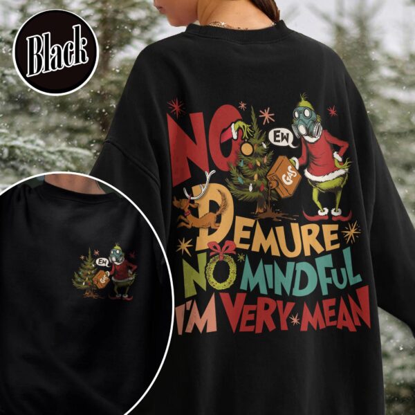 funny christmas sweatshirt for holiday cheer with ew people design and im fine everything is fine theme for movie watching