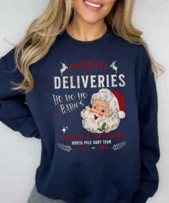 funny christmas sweatshirt for nicu and labor delivery nurses with special deliveries design comfortable holiday apparel 0jbny