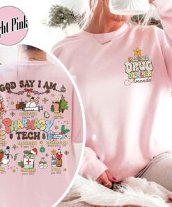 funny christmas sweatshirt for pharmacy techs unique pharmacy shirt with bible verse design ideal for future nurses ffvb6