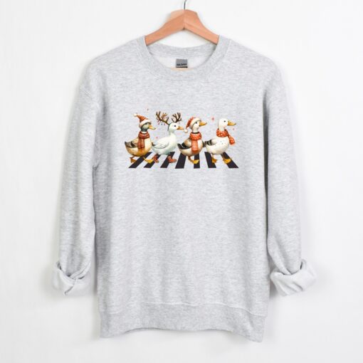 funny christmas sweatshirt for women featuring duck design perfect for farm lovers and holiday celebrations 9hzwd scaled