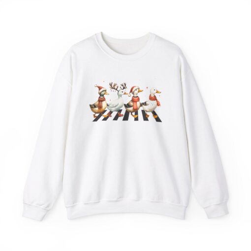 funny christmas sweatshirt for women featuring duck design perfect for farm lovers and holiday celebrations bgnoh