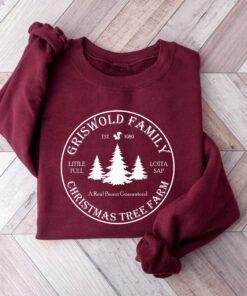 funny christmas sweatshirt griswold family design with christmas tree farm theme for holiday cheer and christmas vacation celebrations tx4bq scaled