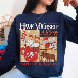 funny christmas sweatshirt have yourself a merry little christmas bookish hoodie for women perfect for bookworms f2f78