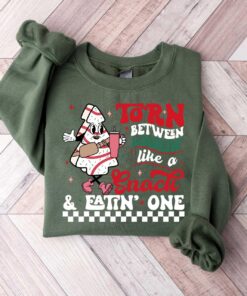 funny christmas sweatshirt torn between looking like a snack or eating one comfortable gym workout apparel for sarcastic humor uflqi