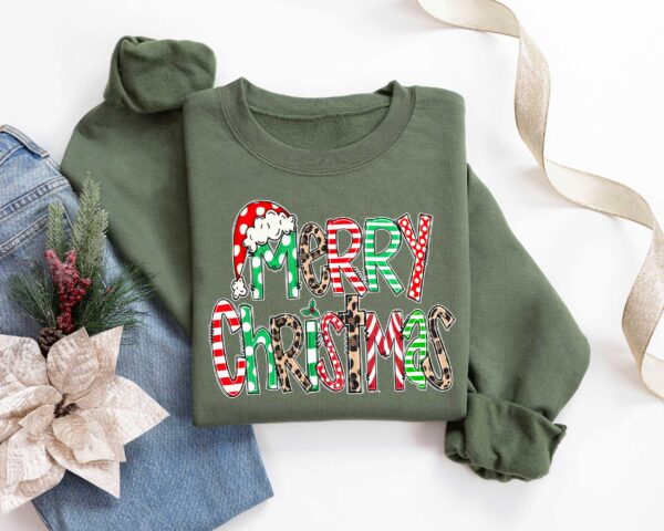 funny christmas sweatshirt with believe design and merry bright theme for holiday celebrations perfect for vintage t shirt lovers wqfuo