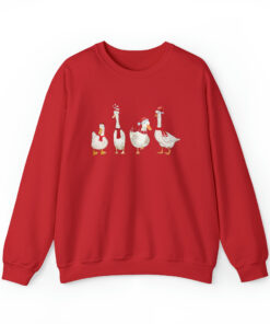 funny christmas sweatshirt with duck design for holiday celebrations and winter comfort unique duckmas shirt for festive wear 4y1ry