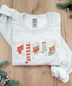 funny christmas sweatshirt with retro santa design for holiday gatherings and seasonal fun 57jqp scaled