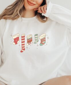 funny christmas sweatshirt with retro santa design for holiday gatherings and seasonal fun gvlgx scaled