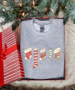 funny christmas sweatshirt with retro santa design for holiday gatherings and seasonal fun pctae scaled