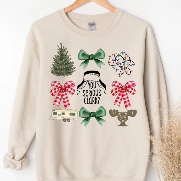 funny christmas sweatshirt you serious design with cute christmas tree and bow features for a unique holiday style cmfpy scaled