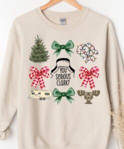 funny christmas sweatshirt you serious design with cute christmas tree and bow features for a unique holiday style cmfpy scaled