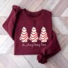 funny christmas t shirt oh christmas tree cake design cute xmas tee for women vintage style comfortable apparel d2a96 scaled