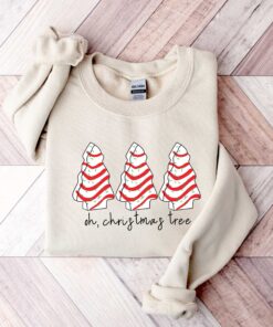 funny christmas t shirt oh christmas tree cake design cute xmas tee for women vintage style comfortable apparel ebycq scaled