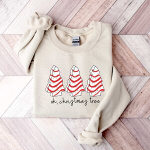 funny christmas t shirt oh christmas tree cake design cute xmas tee for women vintage style comfortable apparel ebycq scaled