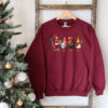 funny holiday sweatshirt with christmas chickens design for farm animal lovers and unique seasonal style an197 scaled