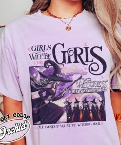 girls will be girls witch shirt witchy feminist vintage t shirt womens halloween shirt ngcse