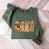 golden retriever christmas sweatshirt for dog lovers featuring holiday design and comfortable fit ideal for christmas and new year celebrations sumxe scaled