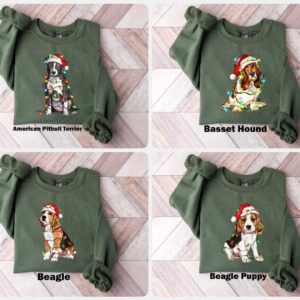 golden retriever christmas sweatshirt for dog lovers funny holiday shirt with unique design for pet owners and new year celebrations s98ax