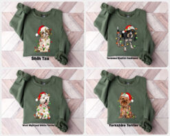 golden retriever christmas sweatshirt for dog lovers funny holiday shirt with unique design for pet owners and new year celebrations ug64u