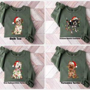 golden retriever christmas sweatshirt for dog lovers funny holiday shirt with unique design for pet owners and new year celebrations ug64u