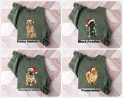 Golden Retriever Christmas Sweatshirt for Dog Lovers  Funny Holiday Shirt with Unique Design for Pet Owners and New Year Celebrations