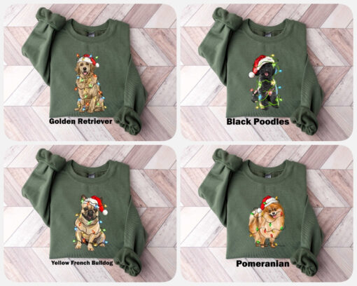 golden retriever christmas sweatshirt for dog lovers funny holiday shirt with unique design for pet owners and new year celebrations yv8jt