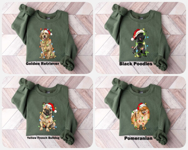 golden retriever christmas sweatshirt for dog lovers funny holiday shirt with unique design for pet owners and new year celebrations yv8jt