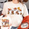 halloween coffee shirt cute ghost drinking coffee vintage t shirt womens halloween shirt hf8ua