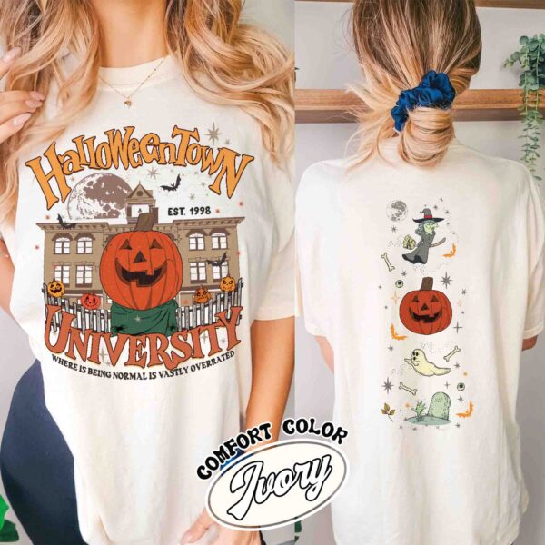 halloweentown est 1998 shirt halloweentown vintage university t shirt womens fall halloween shirt le8n4