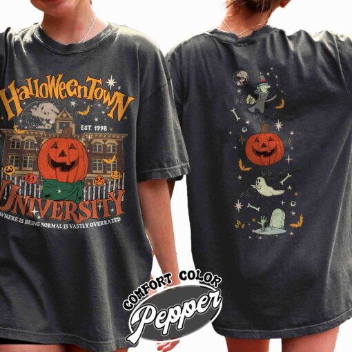 halloweentown est 1998 shirt halloweentown vintage university t shirt womens fall halloween shirt otrib