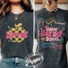 happy first day of school teacher comfort colors shirt custom back to school vintage t shirt womens teacher shirt dlbaa