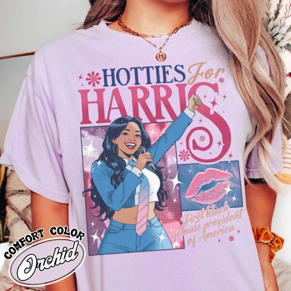 harris 24 shirt womens hotties for harris vintage t shirt kamala 2024 shirt