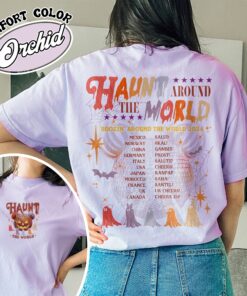 haunt around the world shirt epcot drinking vintage halloween t shirt womens party shirt zndcd