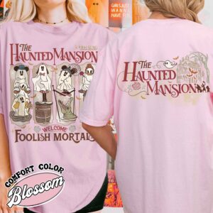 haunted mansion shirt haunted mansion vintage t shirt womens halloween party shirt 07qwu