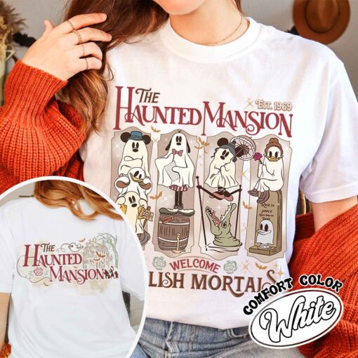 haunted mansion shirt haunted mansion vintage t shirt womens halloween party shirt 62eka