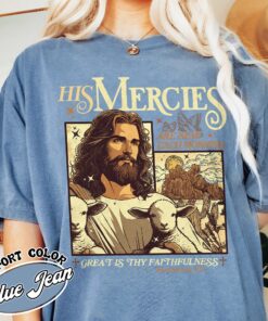 his mercies are new everyday shirt christian vintage bible verse t shirt womens faith based shirt clkab