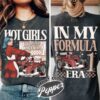 Hot Girls Watch F1 Shirt - Formula One Vintage T-Shirt Women's F1 Racing Shirt