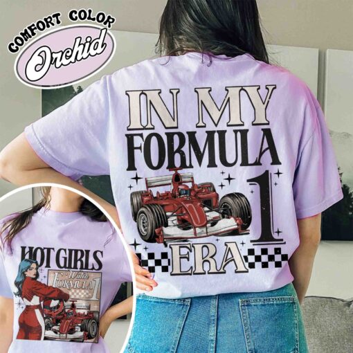 hot girls watch f1 shirt formula one vintage t shirt womens f1 racing shirt relg0