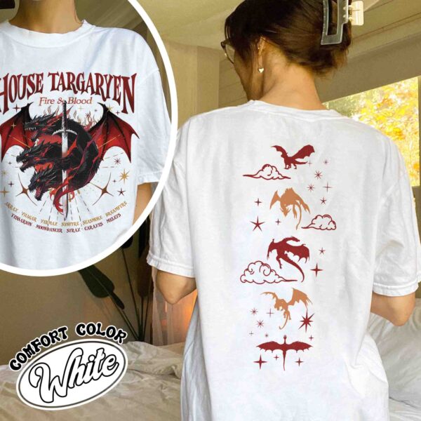 hotd shirt house of the dragon vintage t shirt womens targaryen shirt chtdh