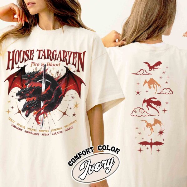 hotd shirt house of the dragon vintage t shirt womens targaryen shirt jtipn