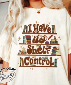 i have no shelf control comfort color shirt book lover vintage t shirt womens librarian gift shirt owmqs