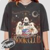 i tried to form a gang and it turned into a book club shirt book club halloween vintage shirt ghost reading womens shirt eqdi3