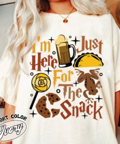 im just here for the snacks comfort color shirts wizard vintage shirt womens hp fan theme park shirt gazl5